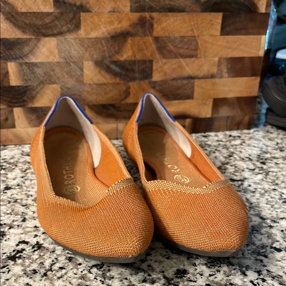 Rothy's Amber Textile Slip On Ballet The Flat Travel Flats Women’s Size 9.5W